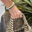 KKNEKKI hair ties worn on the wrist