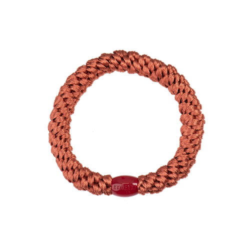 KKNEKKI woven hair tie in Terracotta