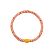KKNEKKI slim woven hair tie in Coral