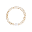 KKNEKKI woven hair tie in Ivory