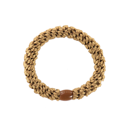 KKNEKKI woven hair tie in Taupe