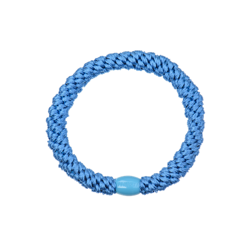 KKNEKKI woven hair tie in Lake Blue