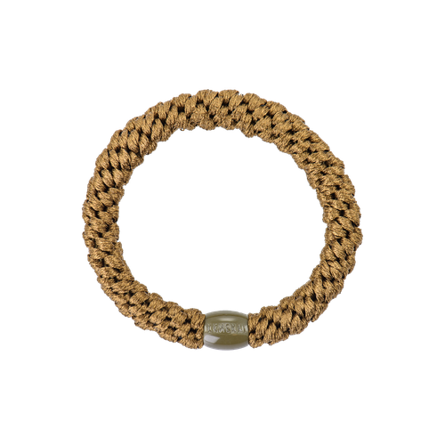 KKNEKKI woven hair tie in Hazelnut