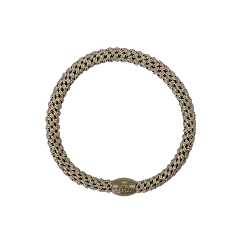 KKNEKKI slim woven hair tie in Camo